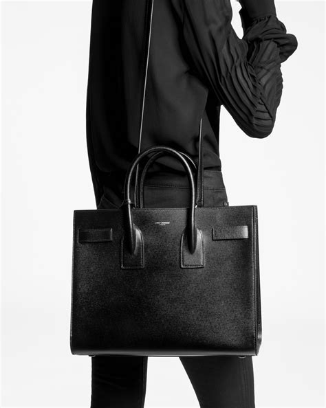 sac de plage yves saint laurent|ysl sac de jour black.